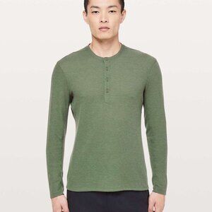 Lululemon Shift Stitch Henley Green Size L
